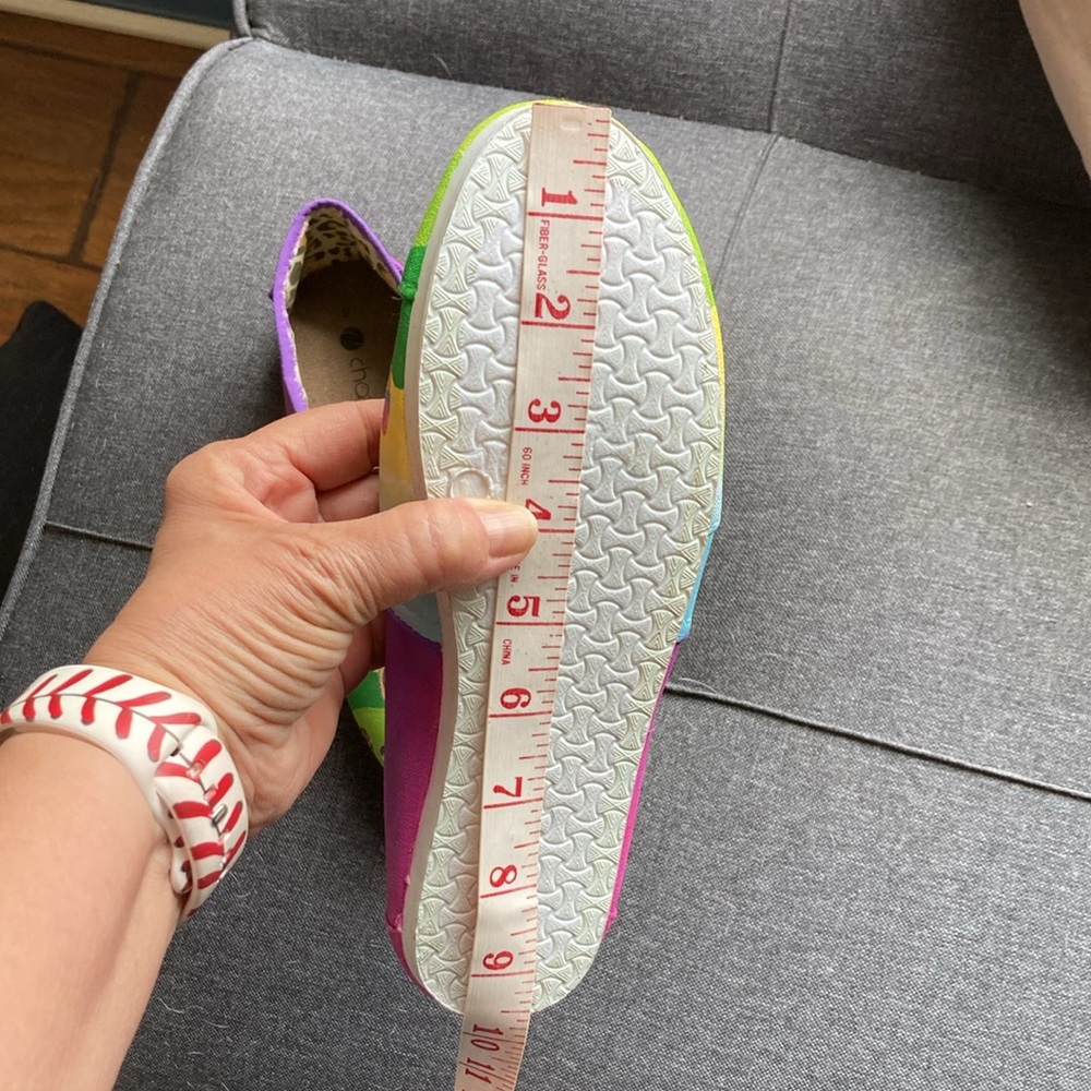 Chatties CANDY CRUSH flats size 8 unique fun colorful shoes - Picture 12 of 13